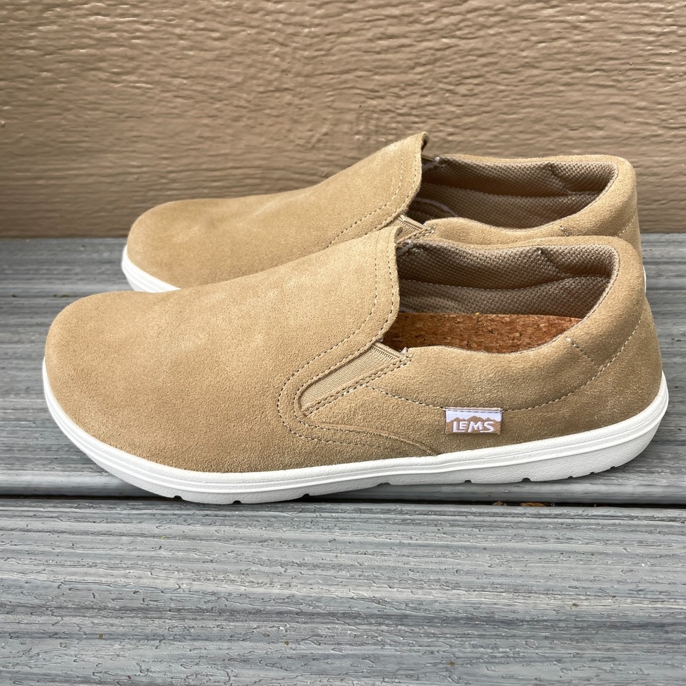 Lems Laguna Suede DriftWood Women's size 9 Sneakers Slip On Casual Shoes NWOB